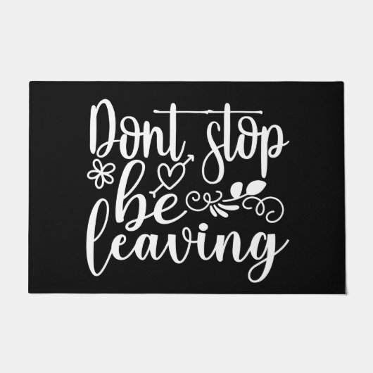 ウェルカム・ドア・マット・ドストップン・・離れブズ ドアマット (正面)