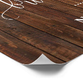 ウェルカム ブライダルシャワー ウェスタン カントリー ウェディング サイン (角)