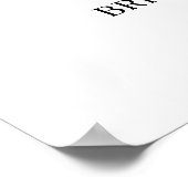 ウェルカム ブライダルシャワー レモン＆ローズ ポスター (角)