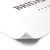 ウェルカム ブライダル ティー シャワー レモン ピンク サイン (角)