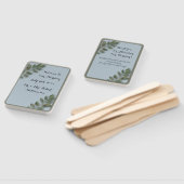 ウェルカム&結婚サンキューゲストエレガントリーフ ハンドファン (組立なし)