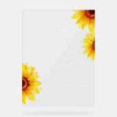 ウェルカム 結婚前お茶会 アクリル看板 アクリルサイン (正面)