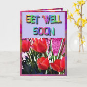 ウェルカードを取る カード (黄色い花)