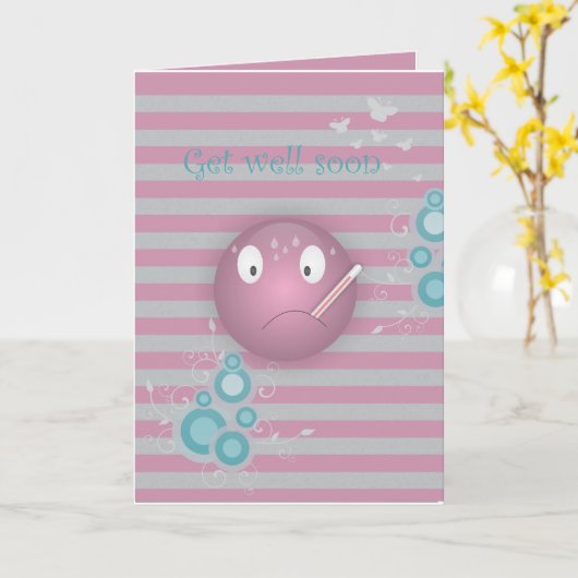 ウェルカードを取る カード (黄色い花)