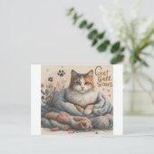 ウェルカードを取る ポストカード (スタンド正面)