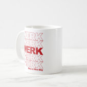 ウェルクレッドタイポグラフィ コーヒーマグカップ (正面左)