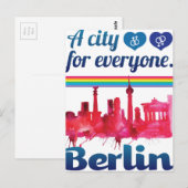 ウェルコダベルリンfor Everyone Loving City ポストカード (正面/裏面)