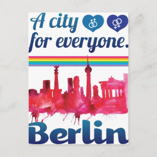 ウェルコダベルリンfor Everyone Loving City ポストカード