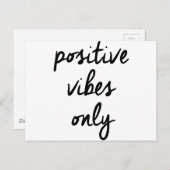 ウェルコダ ポジティブなエネルギーだけ UK ポジティブ ポストカード (正面/裏面)