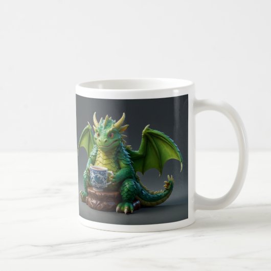 ウェルシュおっちょこちょいの・ドラゴンお茶 コーヒーマグカップ (右)