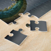 ウェルシュおっちょこちょいの・ドラゴンお茶 ジグソーパズル (側面)