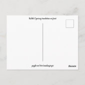 ウェルシュことわざオブ勇気付けられる ポストカード (裏面)