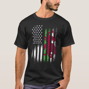 ウェルシュアメリカン伝統月ウェールズ州パトリオットグロウン Tシャツ