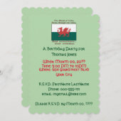 ウェルシュウイスキー誕生日パーティー 招待状 (正面/裏面)