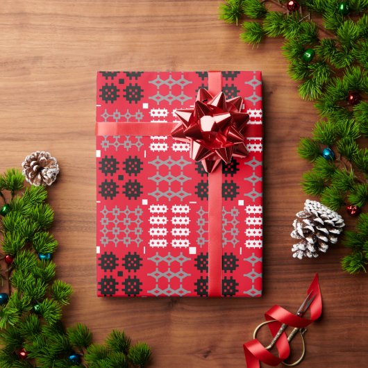 ウェルシュカーロンブランケットタペストリーデザイン ラッピングペーパー (クリスマスギフト)