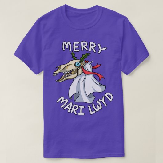 ウェルシュクリスマスホース Tシャツ (デザイン正面)
