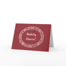 ウェルシュグリーティングクリスマスリースホワイト、深いレッド