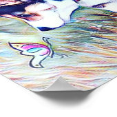 ウェルシュコーギーしっぽでワンちゃん ポスター (角)