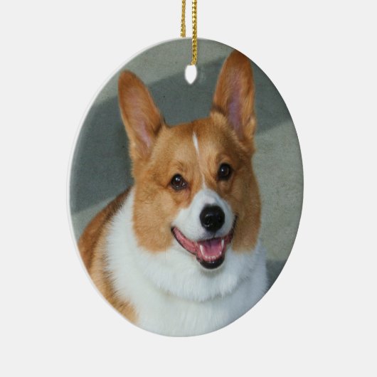 ウェルシュコーギーのオーナメント セラミックオーナメント (右)