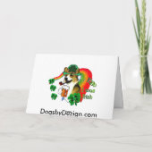 ウェルシュコーギーのパトリキウスの日 カード (裏面)