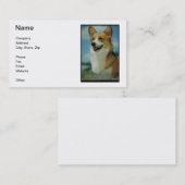 ウェルシュコーギーの名刺 名刺 (正面/裏面)