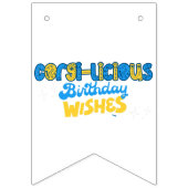 ウェルシュコーギーの帽子 バンティングフラッグ (第3の旗)