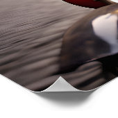 ウェルシュコーギーはローマの通りをベッサでレース ポスター (角)