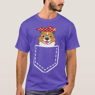 ウェルシュコーギーインポケットかわいいコルギ母のプレゼント愛 Tシャツ