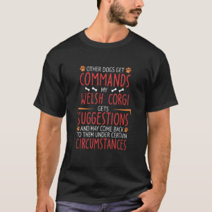 ウェルシュコーギーコマンド Tシャツ