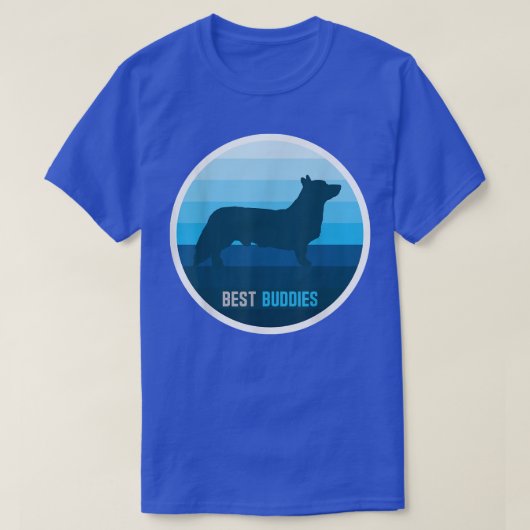 ウェルシュコーギードッグブリード1501 Tシャツ (デザイン正面)