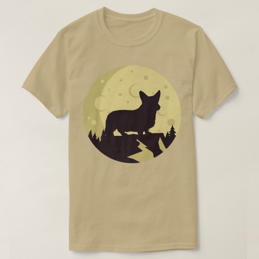 ウェルシュコーギードッグレトロプレミアムTシャツコピーココ Tシャツ (デザイン正面)