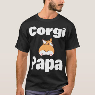 ウェルシュコーギーパパグランドパ祖父犬のオーナーアニ Tシャツ