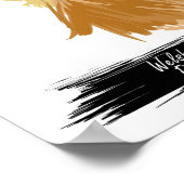 ウェルシュコーギーペンブロークドッグポートレート |ペットポートレート ポスター (角)