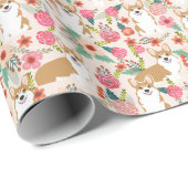 ウェルシュコーギー包装紙は犬を持っている必要がある ラッピングペーパー (ロールコーナー)