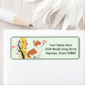 ウェルシュコーギー漫画 ラベル (インサイチュ)