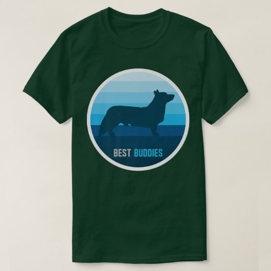 ウェルシュコーギー犬の品種1489 Tシャツ (デザイン正面)