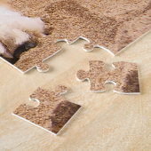 ウェルシュコーギー犬はジグサウ。 ジグソーパズル (側面)