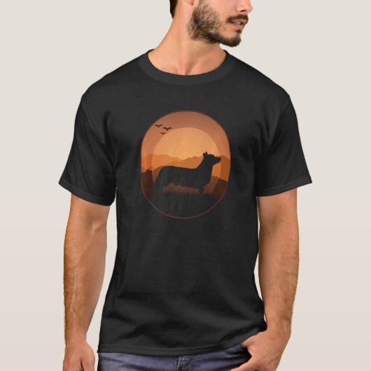 ウェルシュコーギー犬種100 Tシャツ (正面)