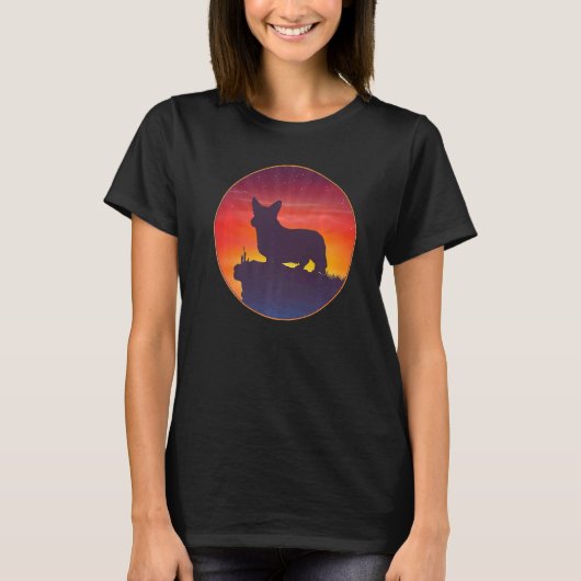 ウェルシュコーギー犬種3 Tシャツ (正面)