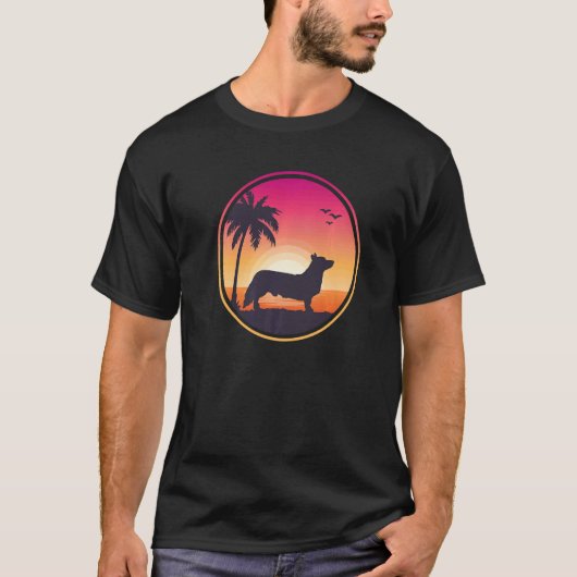 ウェルシュコーギー犬種98 Tシャツ (正面)