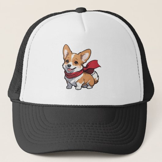 ウェルシュコーギー犬 キャップ (正面)