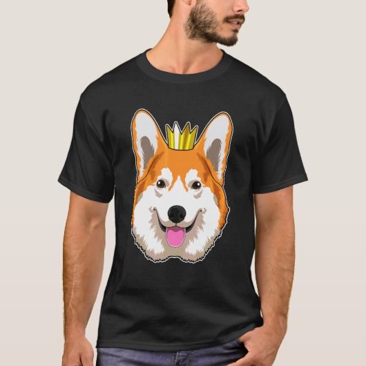 ウェルシュコーギー王冠 Tシャツ (正面)