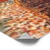 ウェルシュコーギー7bペンブロークテラスカフェ ポスター (角)