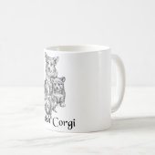 ウェルシュコーギー コーヒーマグカップ (正面右)