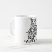 ウェルシュコーギー コーヒーマグカップ (正面左)