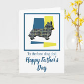 ウェルシュコーギー 犬 トリカラー 父の日 カード (黄色い花)