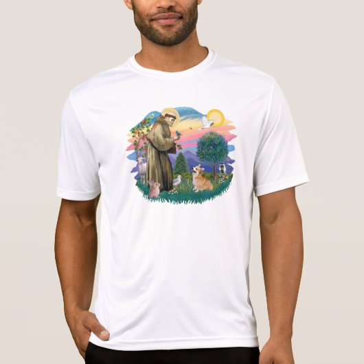 ウェルシュコーギー(#7b) tシャツ (正面)
