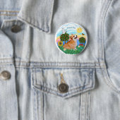 ウェルシュコーギー(Pembroke 7b) 缶バッジ (インサイチュ)