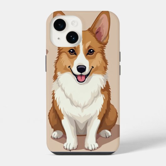 ウェルシュコーギーiPhoneケース iPhoneケース (裏面)