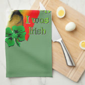 ウェルシュコーギーSt patricks day キッチンタオル (四つ折り)